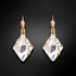 Auskarai "Kristalo rombas III" su Swarovski™ kristalais